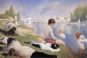 Georges Seurat Bathers at Asnieres oil on canvas